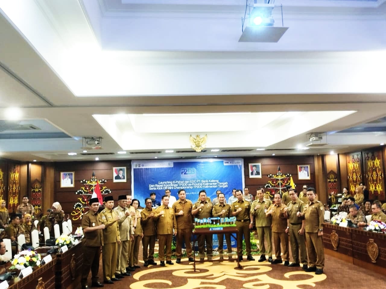 Kegiatan High Level Meeting (HLM) TP2DD Provinsi Kalimantan Tengah Tahun 2026